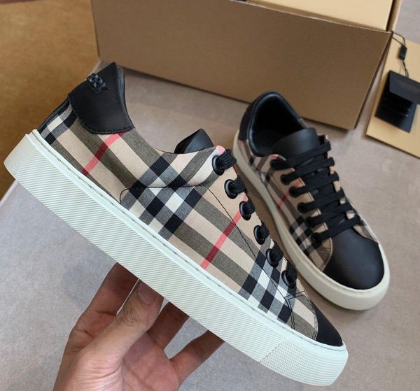 

luxury designer women s shoes women s shoes sneaker 1: 1 comfortable casual classic wild retro check size 35-40, Red;white