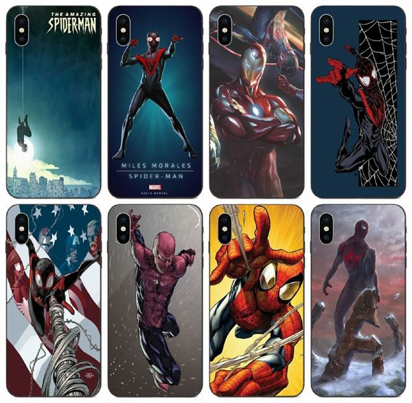 

tongtrade] ultimate spiderman comic case for iphone 11 pro 8 7 6s 6p 5s 5p max x xs samsung core 8262 prime huawei p20 y6 lg x power 3 case