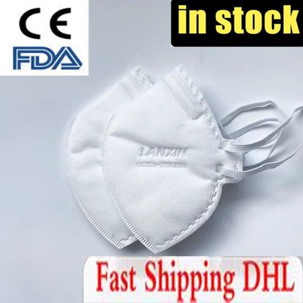 

in stock wholesale kn95 masks ce fda ffp2 authentication pm2.5 disposable face mask dhl ing