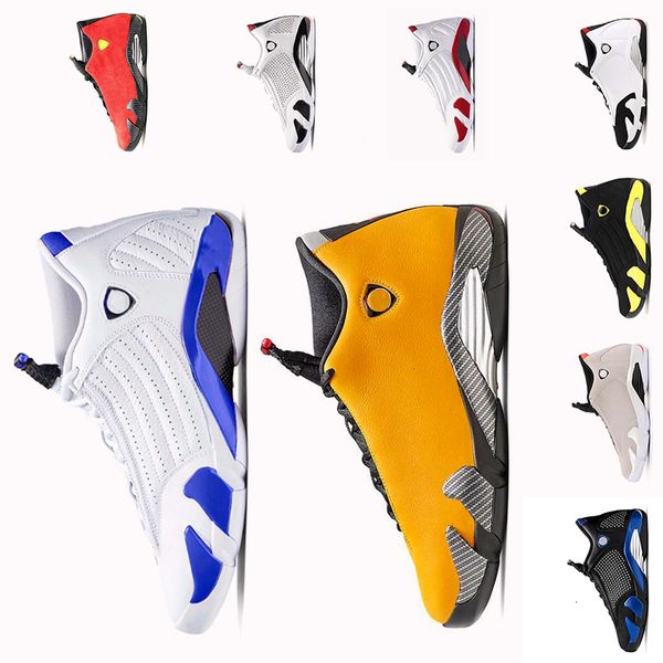 

14 mens trainers hyper royal university gold candy cane 14s basketball shoes dmp desert sand tripler men sports shoes size 8-13