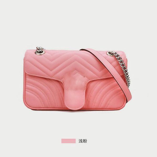 

women pink designer letter handbags purse luxury crossbody bag shoulder bags chain bag pu leather purses ladies new style