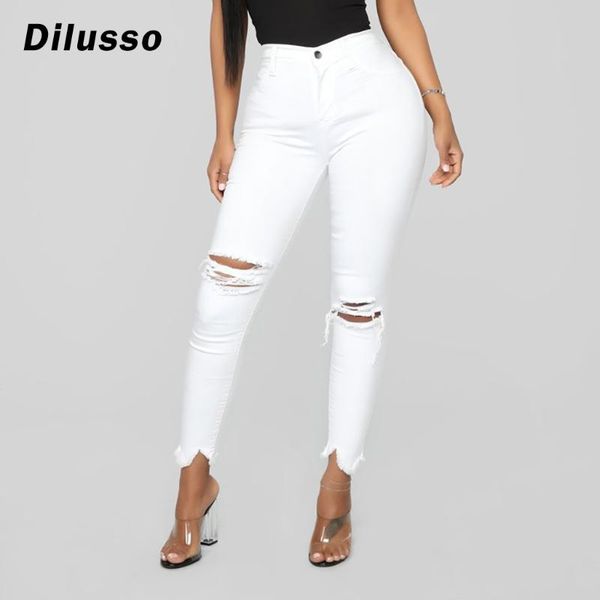 

denim pants female jeans high waist summer women's jeans female pockets wash denim white for women vaqueros mujer#d3, Blue