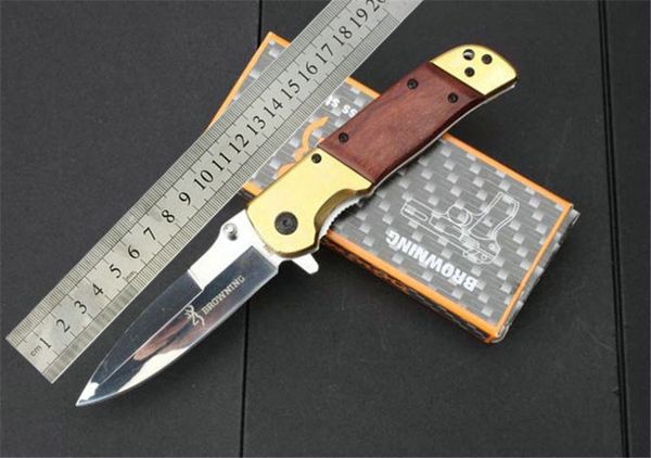 

Browning DA69 Автоматический складной нож золото Тактический складной нож 5Cr15Mov 56HRC Кемпинг Охота Выживание Карманные ножи