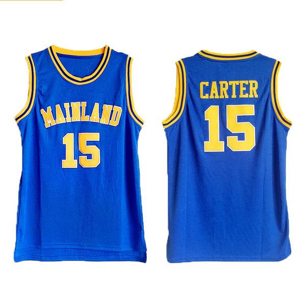 

15 carter jersey men vince high school florida daytona beach mainland carter basketball jerseys blue, Black;red