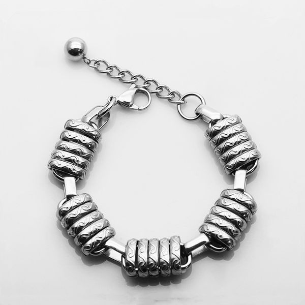 

fashion stainless steel men's bracelets for women wrist chain bracelets female boho statement bracelet jewelry, Black