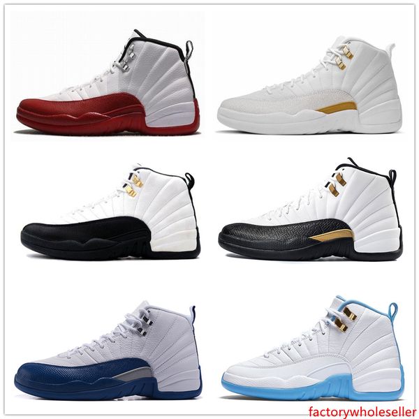 

12 cherry ovo 12s taxi university blue french blue wool nylon black dynamic pink shoes for women mens basketball shoes sneakers