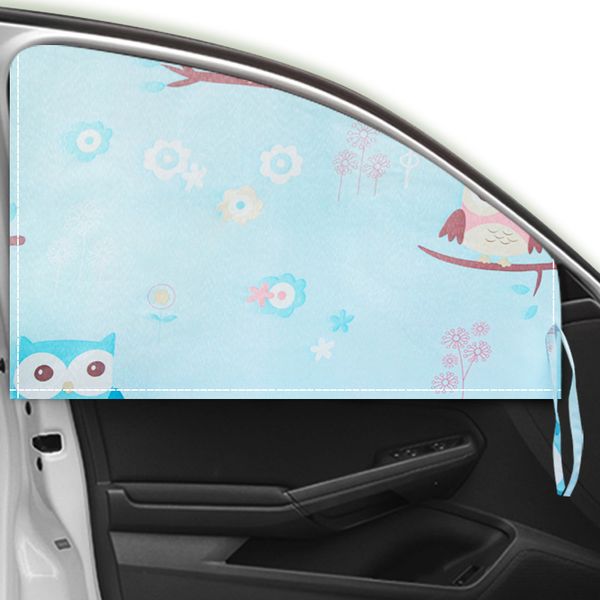 

yika 2017 magnet абсорбент стиль авто занавес окна автомобиля занавес боковые зонт мальчики детские мультики шторы автотентами 70x50cm