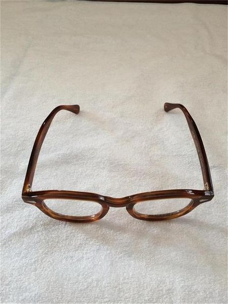 Großhandel - Mode Johnny Top-Qualität Marke Runde Brillengestell Lemtosh Rezeptlinse