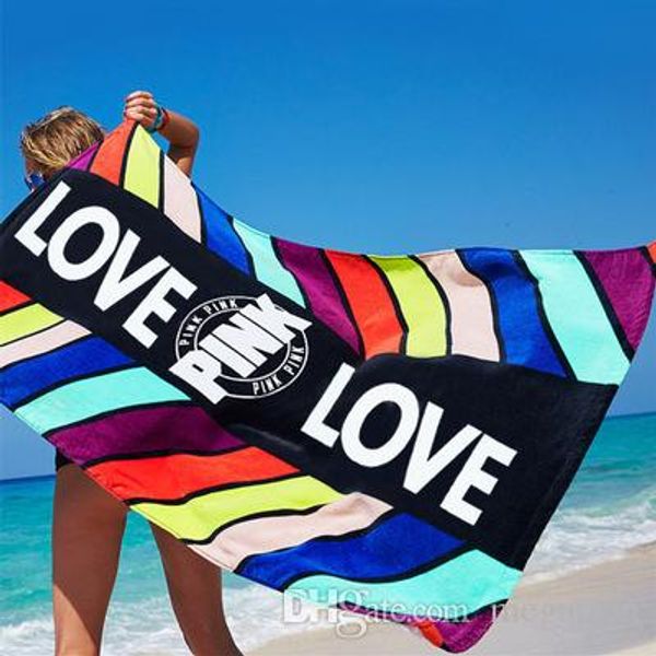

147*71cm bath beach towel victoria 140*70cm pink secret women summer fitness sports towels bathroom towels mat drying washcloth
