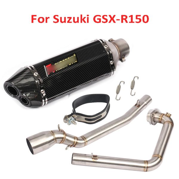 

gsx-r150 gsx r150 motorcycle exhaust system muffler tip front header link connect pipe for gsx-r150 gsx r150