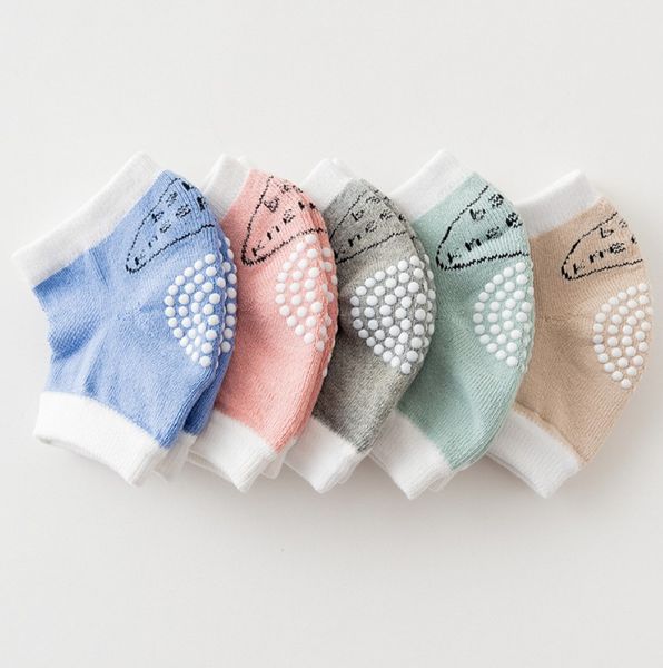 

детская наколенники хлопок махрового письма наколенник нескользящая девочка стильного дышащая сетка ползет спорт kneepad, Pink;yellow