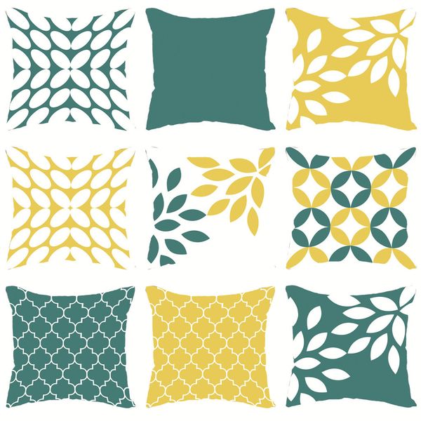 

pillow case sofa car waist throw cushion cover home decoration