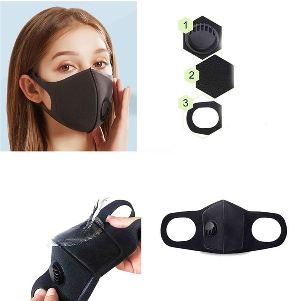 

dhl shipanti dust fawindproof er pm2.5 dustproof anti-dust washable reusable sponge masks tools windproof face mouth mask f e99r