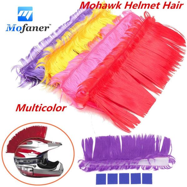 

mofaner motorbike helmet mohawk hair punk hair for motorcycle helmets ski snowboard paintball race