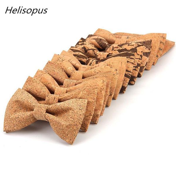 

fashion corkwood bow ties men novelty handmade solid good wood bowtie cravat wedding party neckwear accessories christmas gift, Blue;purple