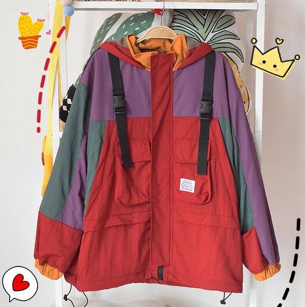 

spell color pocket jacket, Black;brown