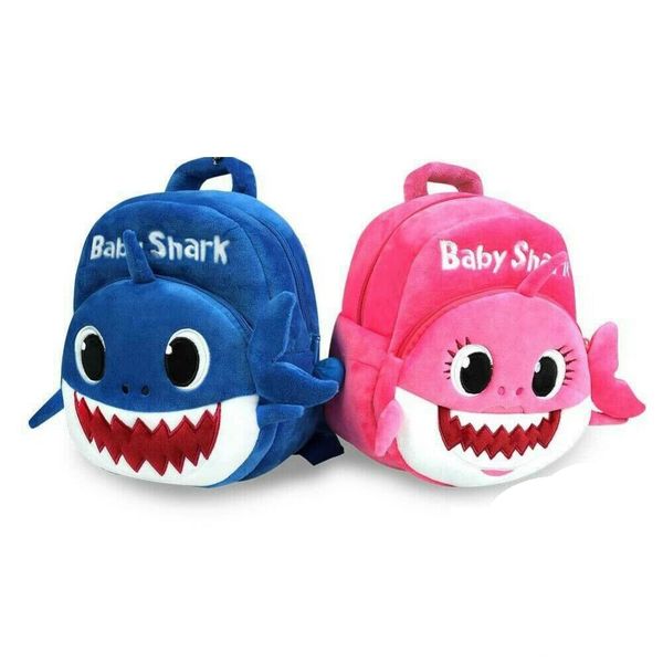 

Baby cute hark chool backpack plu h cartoon houlder bag hark animal ki d kindergarten bookbag torage bag tta731