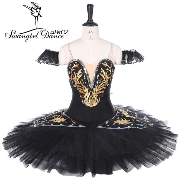 

professional ballet tutu women performance black swan lake guards yagp ballet stage costumes competitonsbt9258, Black;red