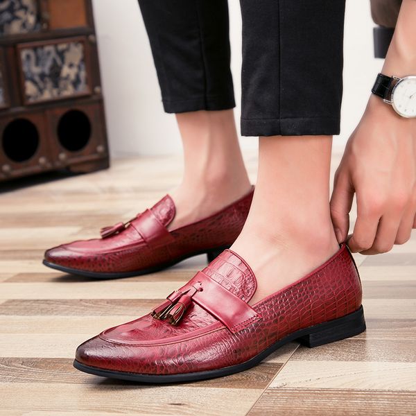 

big size 56 loafers men shoes outdoor fashion men flats slip-on club tassel shoes soft comfortable designer loafers moccasins, Black