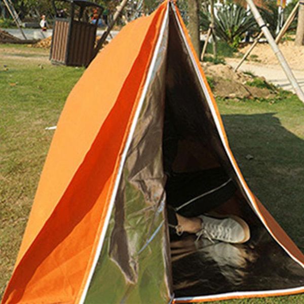 

waterproof camping nonwovens tube tent outdoor shelter adventure portable emergency survival foldable warm hiking practical