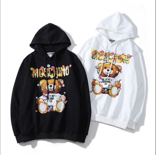 

new design luxury moschinoparis embroidered sweatshirt france fashion black felpa sweatshirt large white band men women hoodies--17