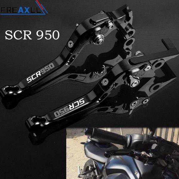 

for yamaha scr950 scr 950 2017 2018 motorbike accessories levers foldable extendable adjustable motorcycle brake clutch levers