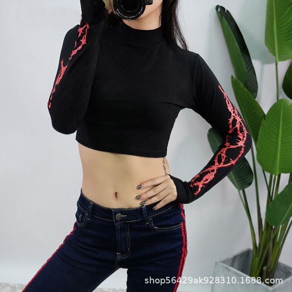 

womens designer womens designer autumn long sleeve printed short coat, White