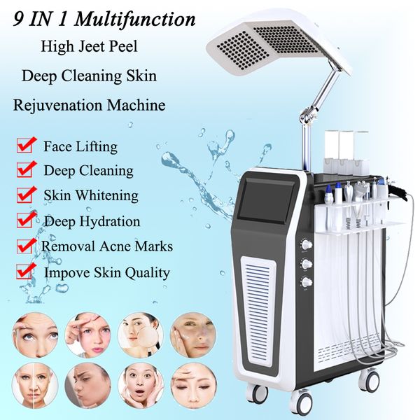 

oxygen jet facial machine cleaner hydra peel facial water dermabrasion deep cleaning 9 in 1 hydro facial machine 2 years warranty