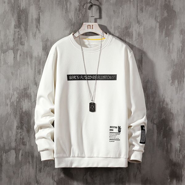 

men's wear 2019 autumn korean-style men fashion loose hoodie men's printed letter versatile couple's hoodie, Black