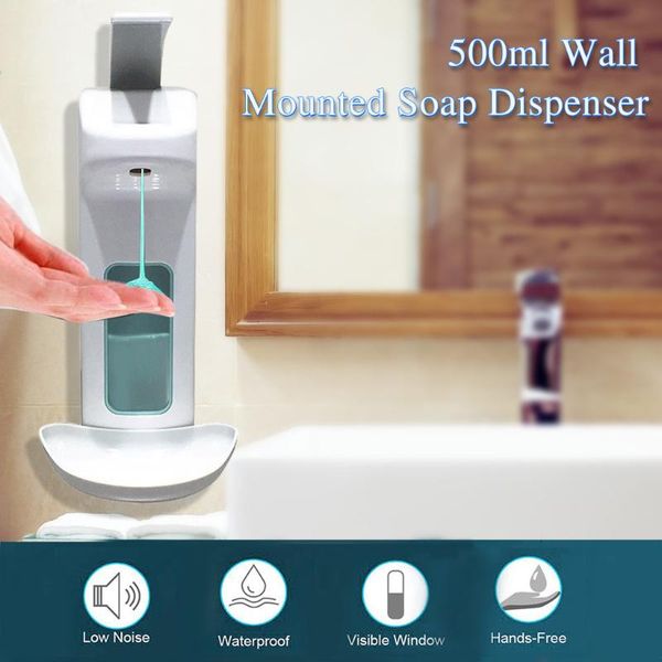 

1pc 500ml foam soap dispenser household washing hand washer touch-less soap dispense smart dispensador for kitchen bathroom