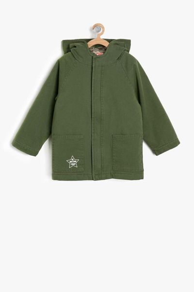 

koton kids green baby boy kapÃ¼sonlu coats, Black;brown
