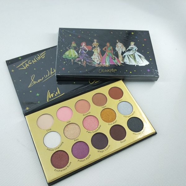 

2019 new arrival brand makeup pallete colovrpop de igner collection 15 color eye hadow palette glitte matte himmer eye hadow palette