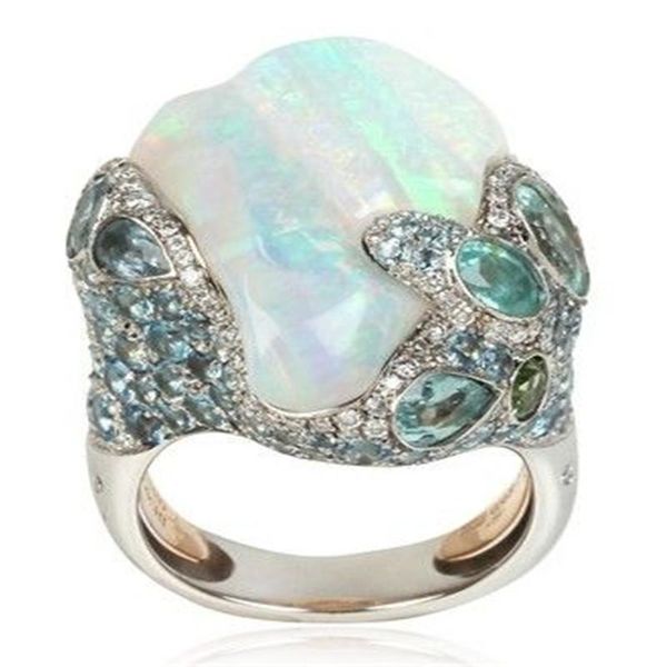 

большие каменные кольца для женщин партии кольца мужчины blue crystal silver персонализированные кольцо роскошные ювелирные изделия bague fe