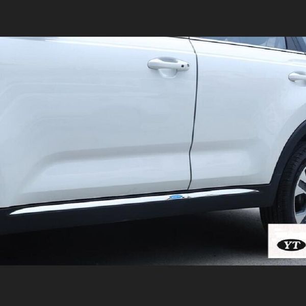 

side door trim stainless steel side door moulding for kia sportage 2018,car styling 4pcs/lot