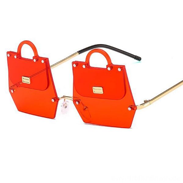 

2019 new fashion hippie sunglasses red handbag sun glasses men luxe shades for women unique festival sunglasses punk glasses, White;black