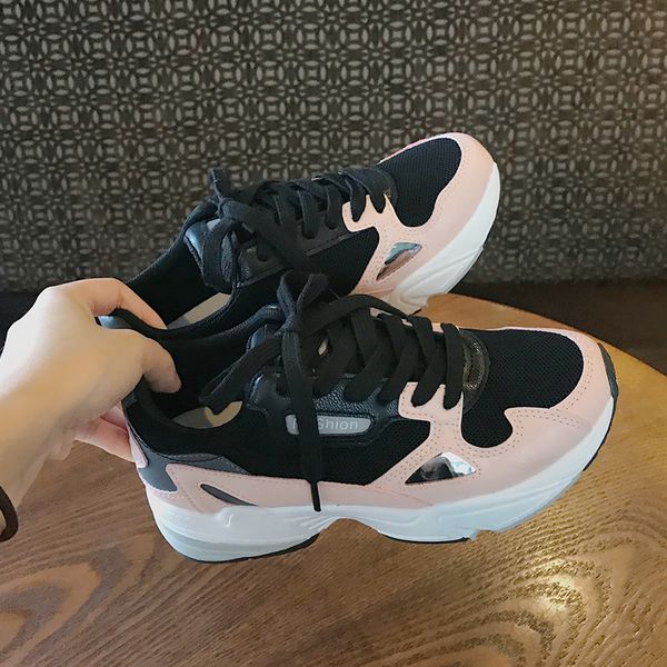 

women running shoes 2020 new women sneakers fashion breathable platform white female sport shoes ladies soft training footwear