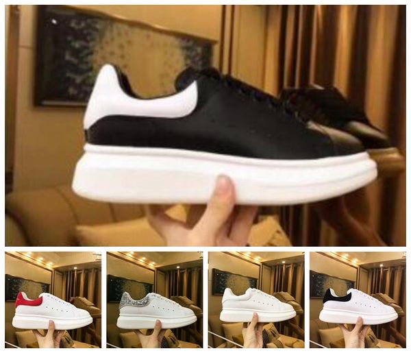 

highvelvet black mens womens chaussures shoe beautiful platform casual sneakers luxury designers shoes leather solid colors dress shoe