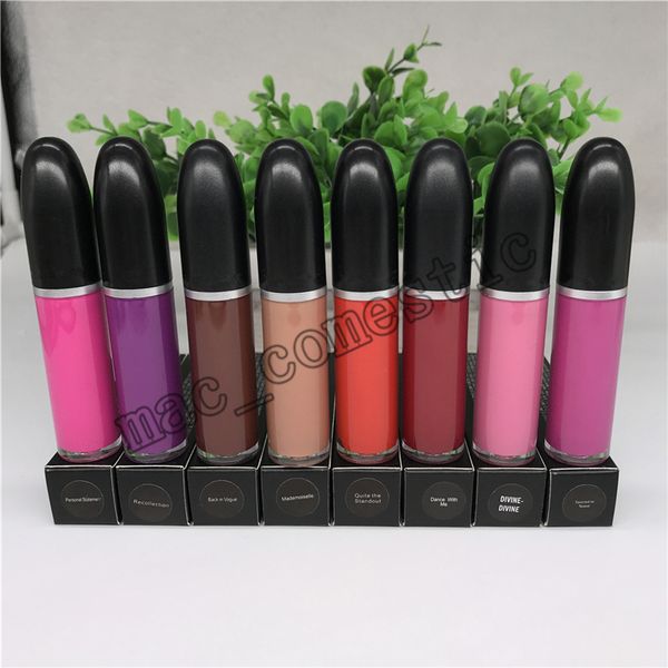 

100% реальное фото ретро матовая жидкость Lipcolour водонепроницаемый жидкая помада бл