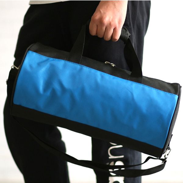 

nylon sports bag lady training gym bag men woman fitness bags football blue multifunction handbag outdoor sporting tote for male