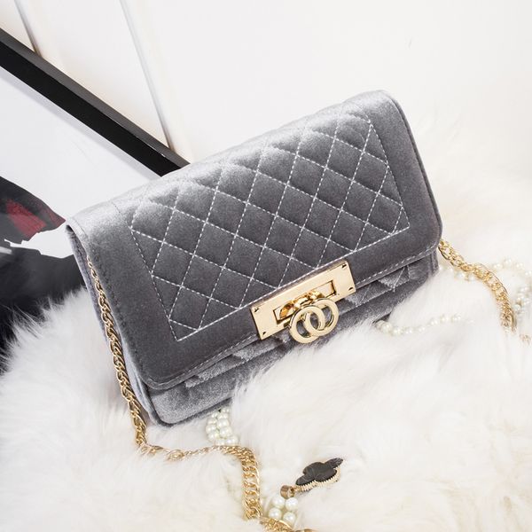 

fashion velvet crossbody bags for women zipper clutch bag handbags women bags evening bolsas feminina #447