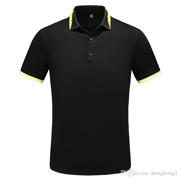 

19ss men polos brand summer embroidery polo shirt men short sleeve casual shirts man's solid polo shirt plus men paris tees.w553, White;black