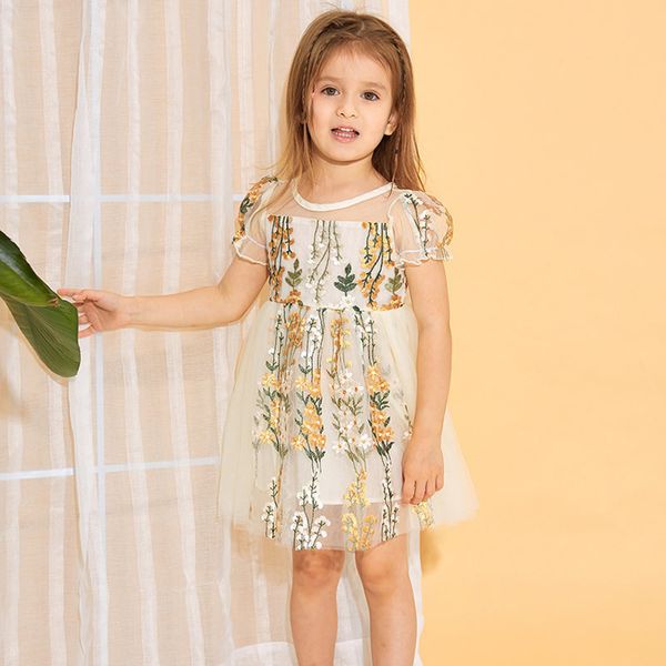

flower bud dress women's summer fashion toderer baby beige white, Red;yellow