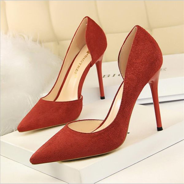 

2020bigtree high heels 2020 women shoes with heel fashion summer pumps wedding party female red purple pink shoe zapatos de mujer, Black