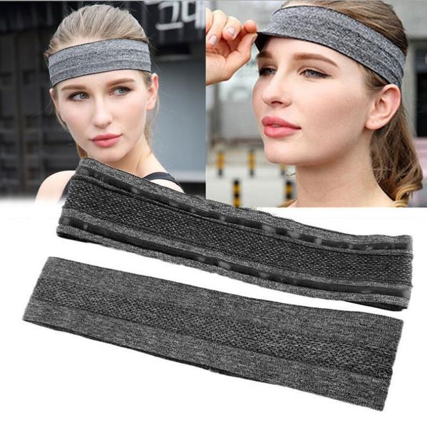 Outdoor correr de bicicleta de fitness esporte cabeça sweatband bandas de cabelo ciclismo bicicleta Anti-skid Wome homens yoga suor wicking bandas de cabeça GD250