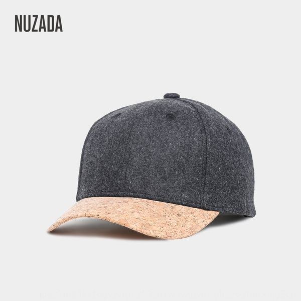 

nuzada woolen men's outdoor hat women's baseball cap baseball cap woolen hat, Blue;gray