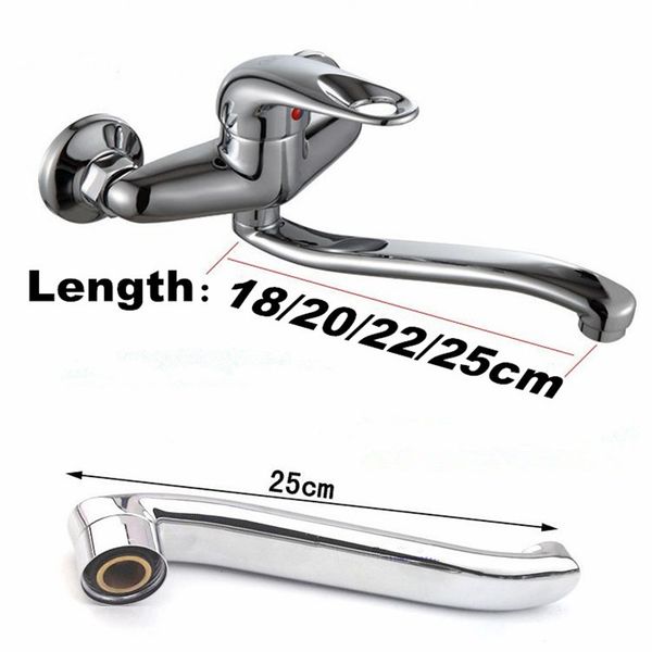 

wall-mounted kitchen faucet outlet pipe extended pipe faucet replacement parts kitchen accessories