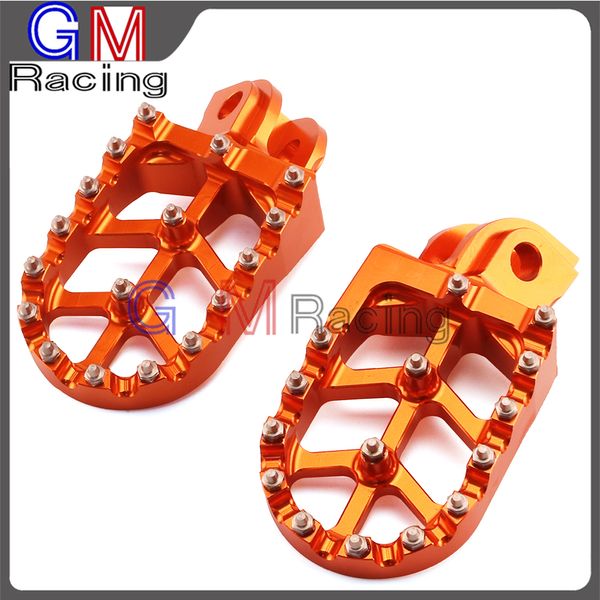 

mx cnc foot pegs rest pedals for sx sxf exc excf xc xcf xcfw xcw ide six days 65 85 125 250 300 350 400 450 505 520 530
