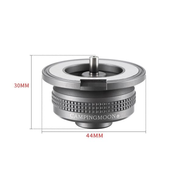 

outdoor gas stove adaptor split type furnace aluminum alloy adapters for hiking camping traveling converter connector auto-off