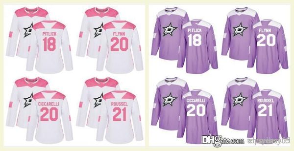 pink dallas stars jersey