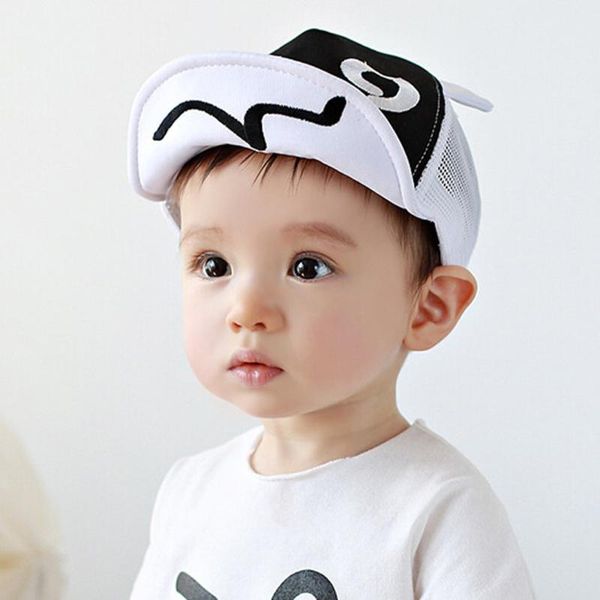 

children mesh soft brim flanging sun hat baseball cap hat summer mesh soft brim flanging sun baseball cap ropa recien nacid, Yellow